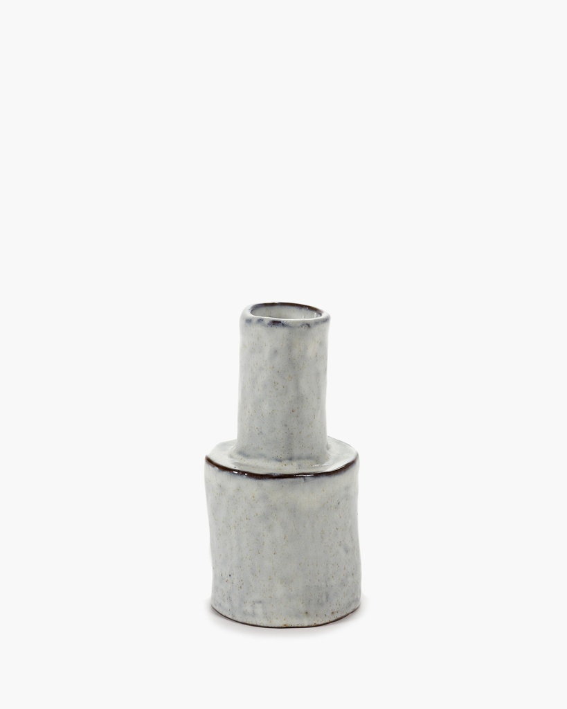 [B7322008] Vase héléna 3 - d7 x h14 cm - blanc