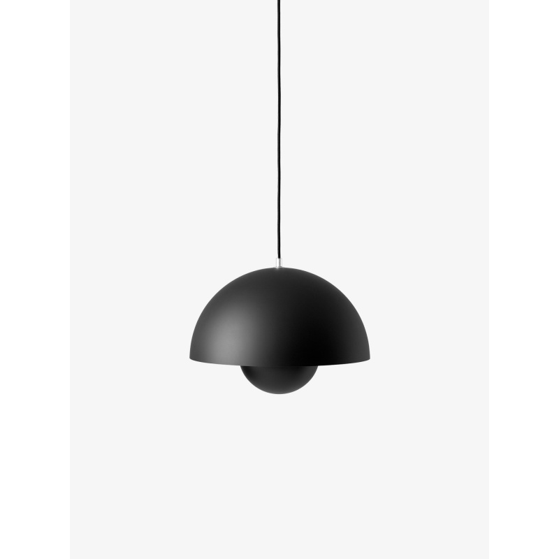 [133089A218] Suspension Flowerpot VP7 – noir mat – d.37 cm