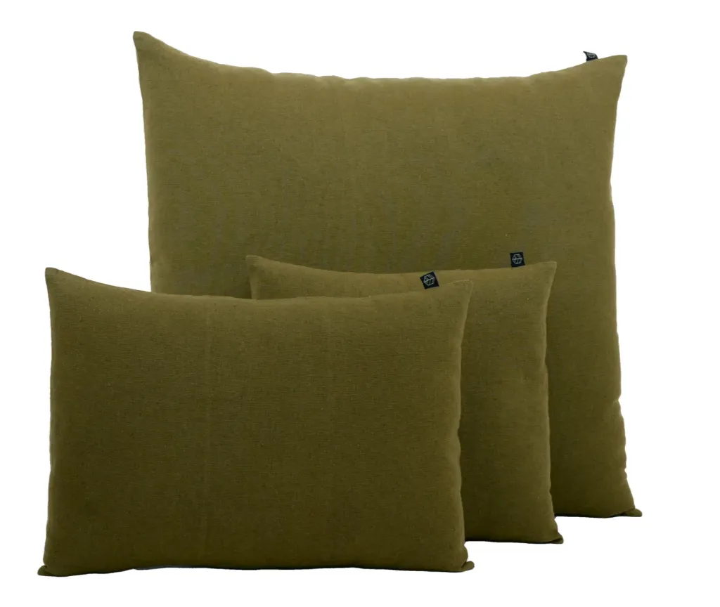 [100526_11_045H] Coussin figari - olive - 45x45 cm