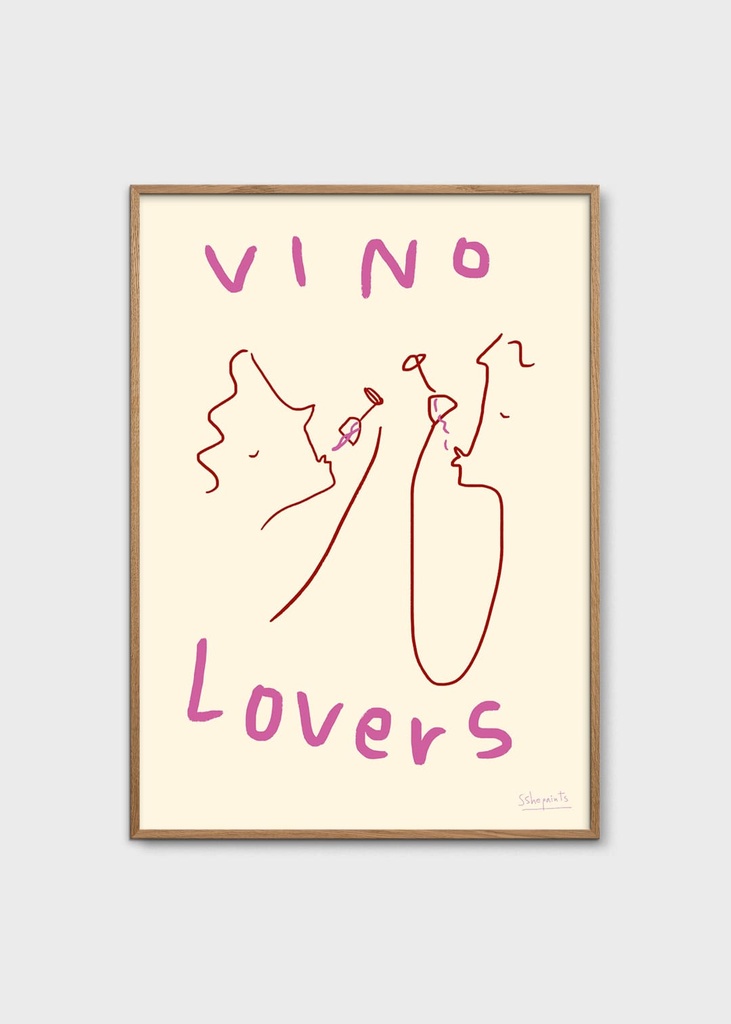 [17306-7] Ruby hughes - vino lovers (50x70)