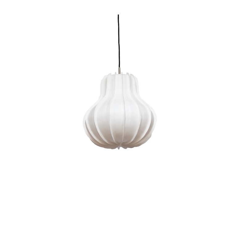 [172.101.05/P] Suspension hyo small - papier blanc - ø34 h34 cm