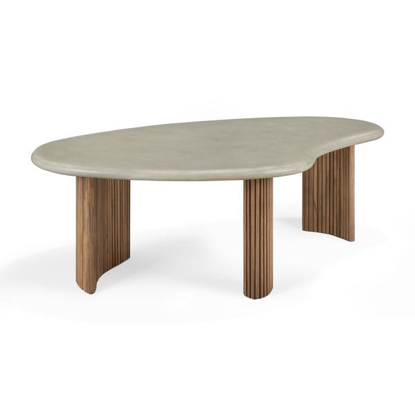 Table basse de jardin Boomerang