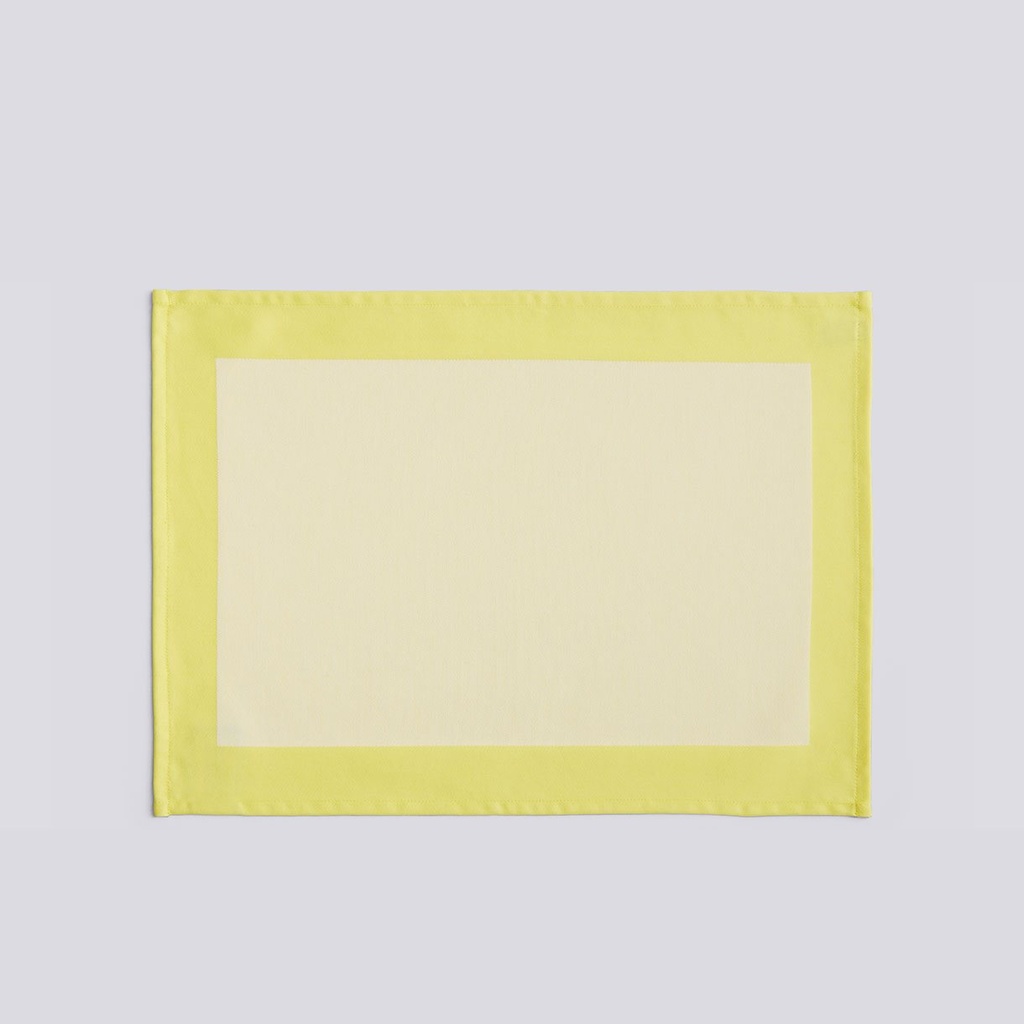[AE046-A652] Set de table Mat – jaune – 43x31 cm