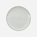 Assiette à dessert HDRustic – gris bleu – H2 x Ø20 cm