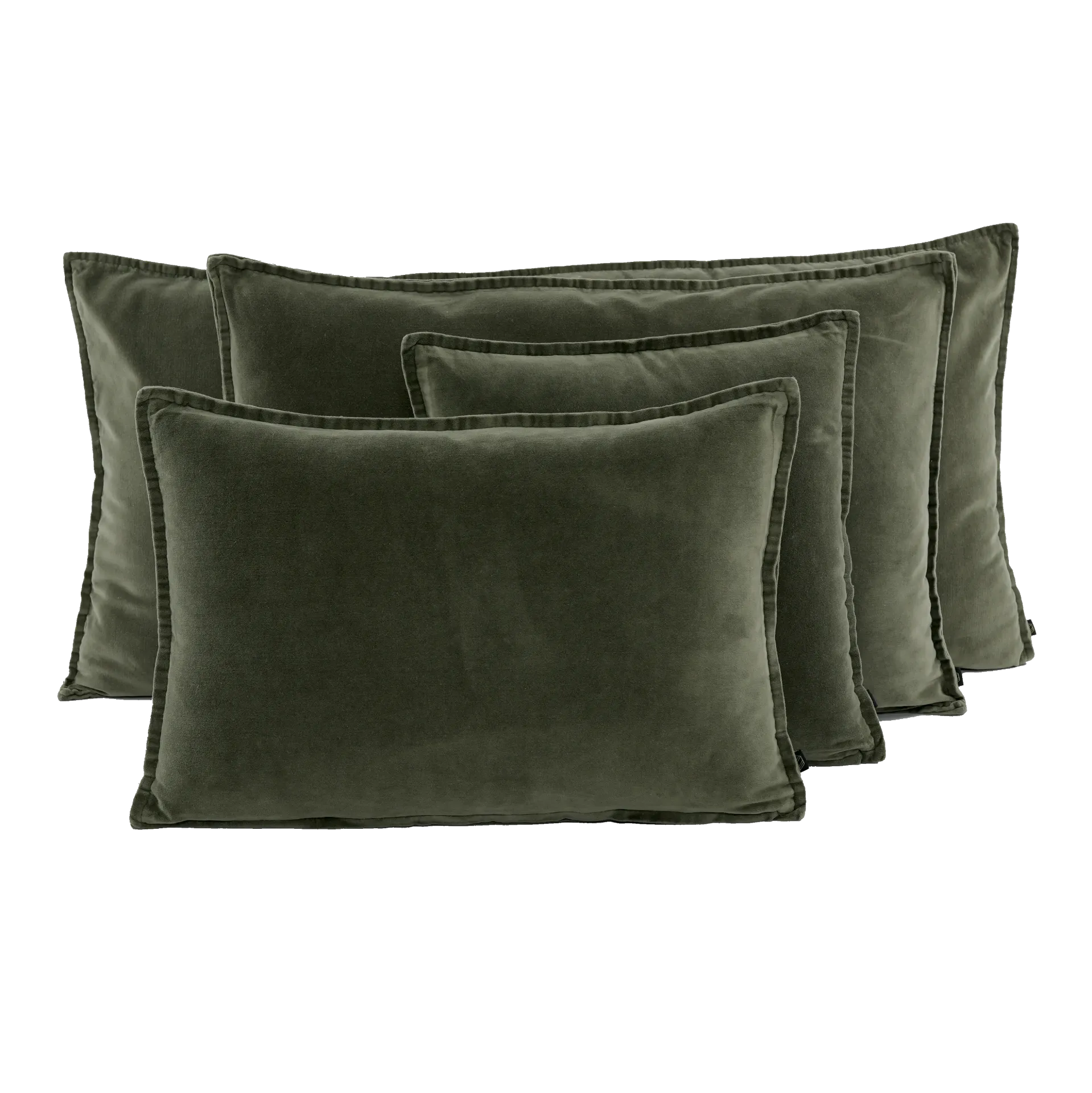 [100535_05_045H] Coussin Manhattan kaki 45x45