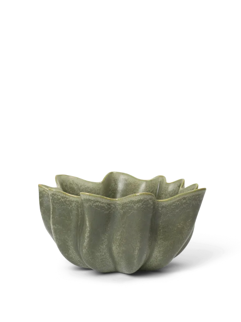 [1104269042] Nium bowl L - dark sage D36