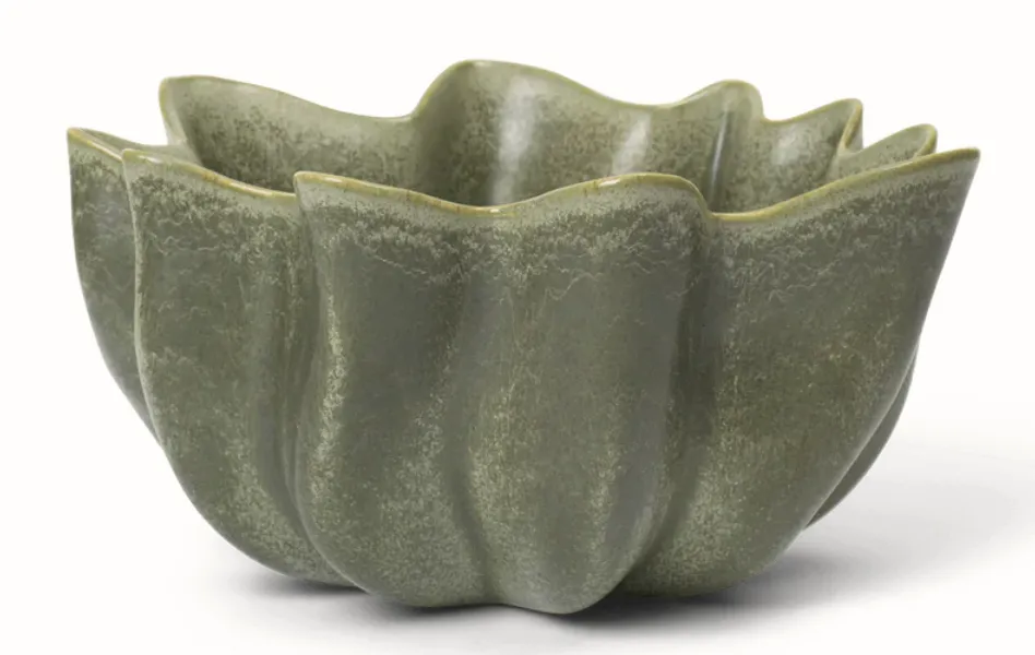 Nium bowl L - dark sage D36