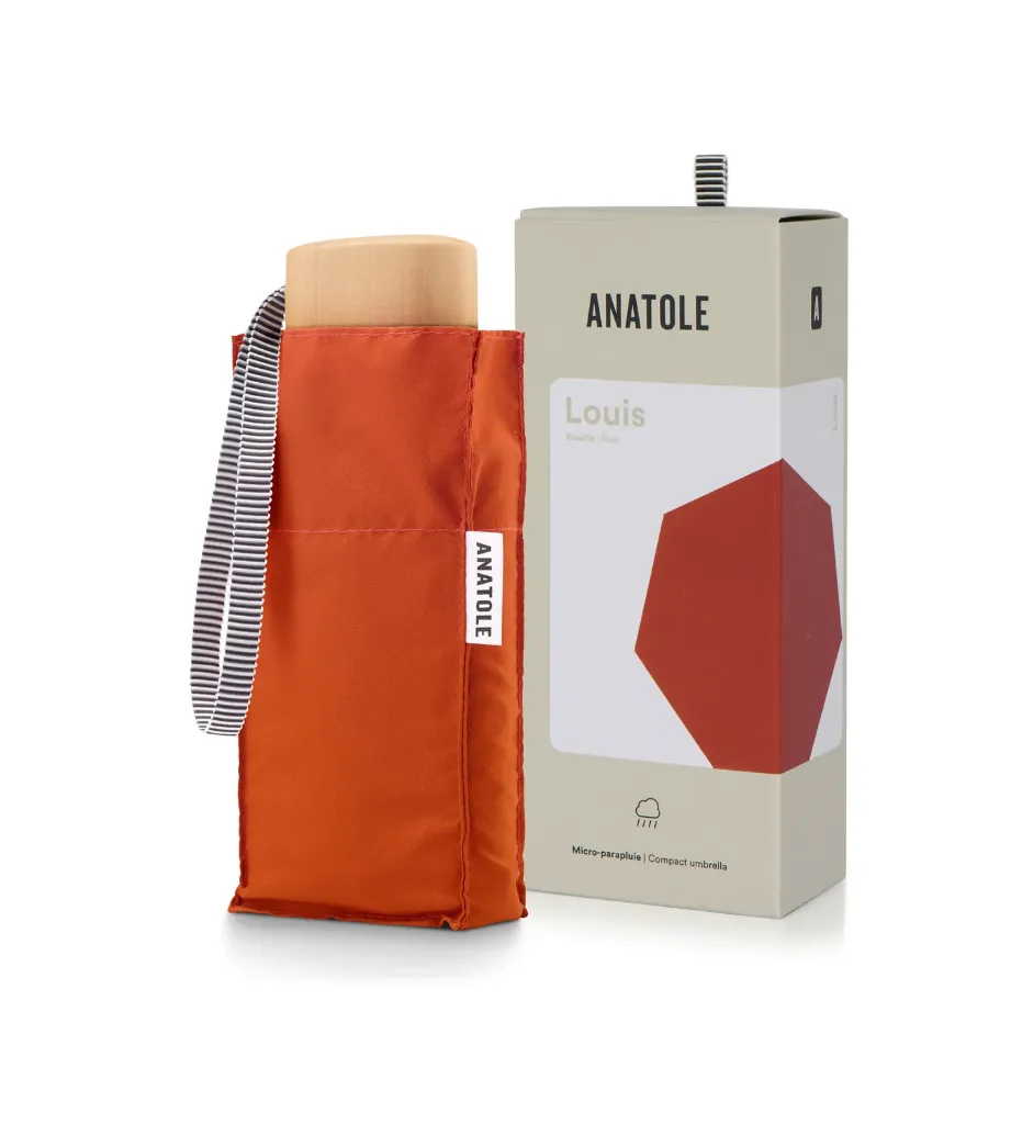[01RUST] Mini parapluie rouille - micro & solide - Louis