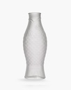 Carafe poisson – blanc givré – 10.6x7.5x29 cm