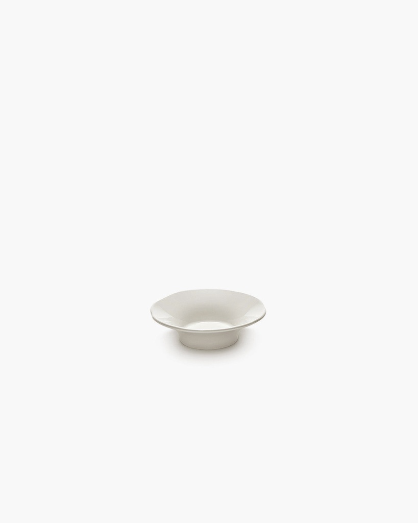 Assiette haute creuse Silhouette S – blanc