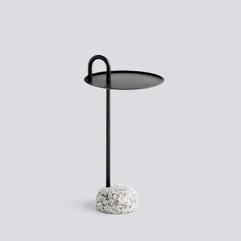 [AA692-A375-AA89] Table top - bowler granite base - black powder coated steel