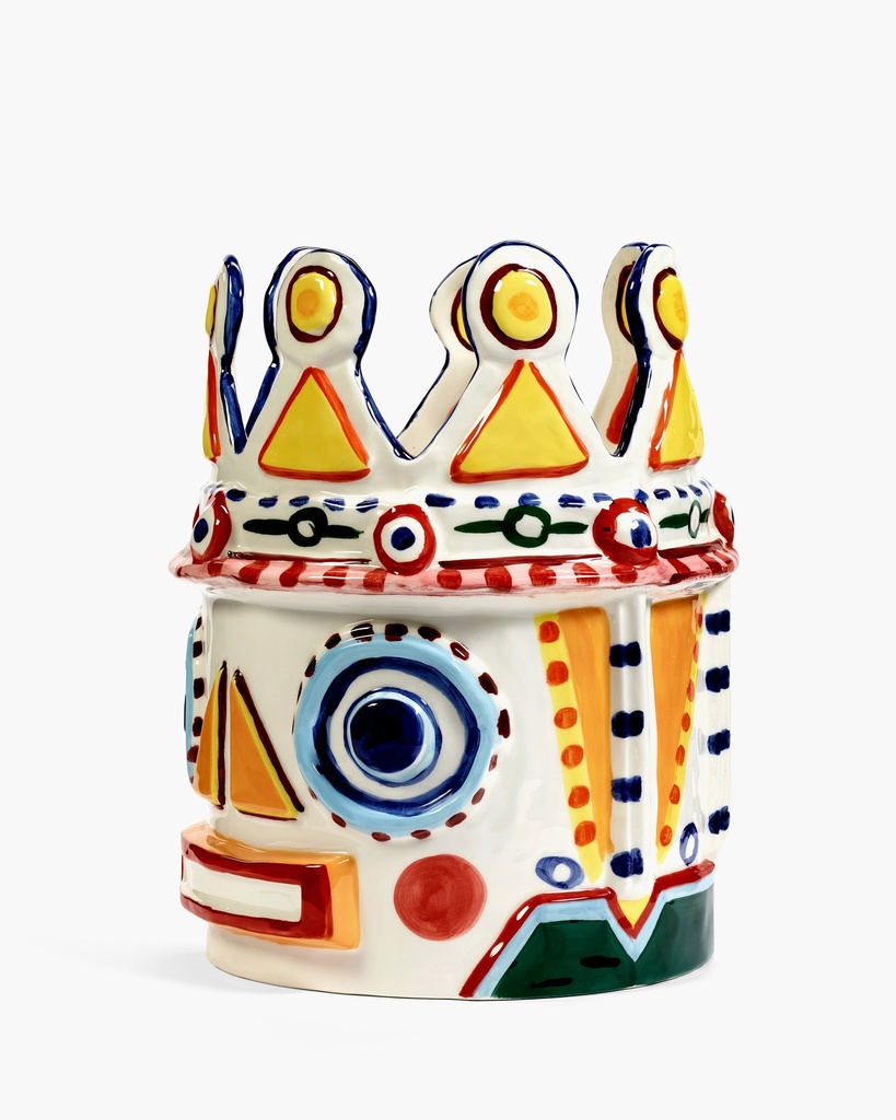 [B8922012] Vase 02 mix sicily by ottolenghi - 29x29x34.5 cm