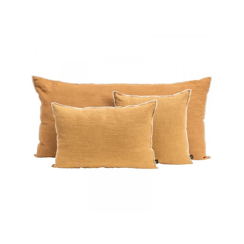 [100489_09_060H] Coussin chennai - tabac - 40x60 cm