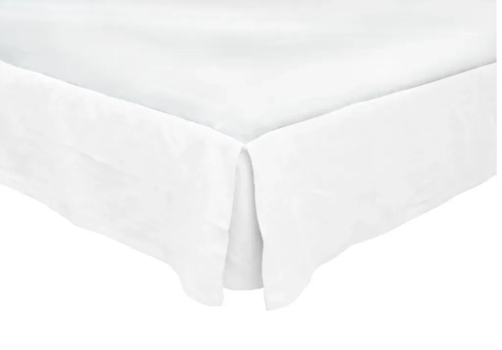 Cache sommier linehi - blanc - 160x200 cm