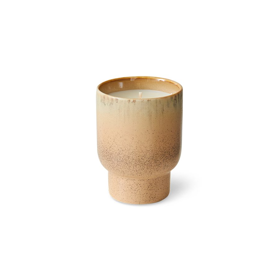 70s Ceramics : petite bougie parfumée - vancouver