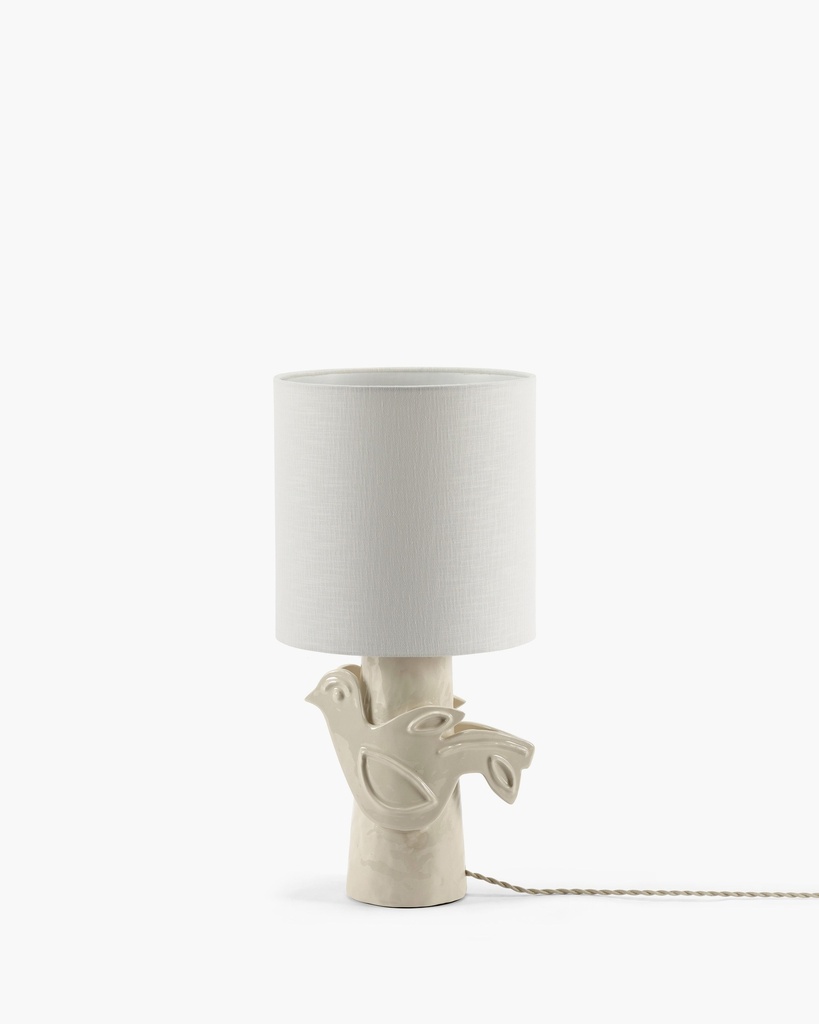 [B1924015-016] Table lamp white - white paloma