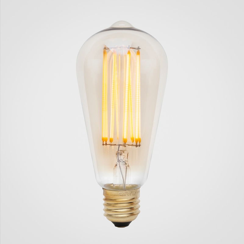 [SQCG-3W-2200K-E27-T] Ampoule led squirrel cage 3w 2200k e27 - verre teinté