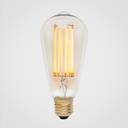 Ampoule led squirrel cage 3w 2200k e27 - verre teinté