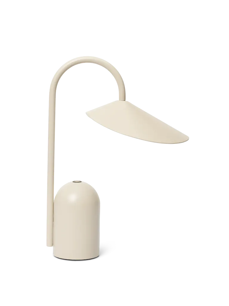 [1104269285] Arum portable lamp - cashmere Ø7 H30