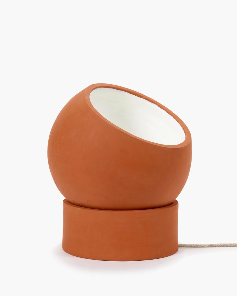 [B7218004] Floor lamp low - terracotta -d31 h36
