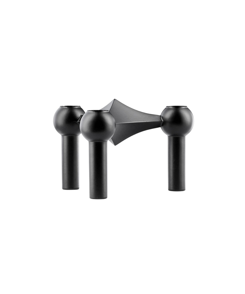 Bougeoir stoff nagel - noir mat