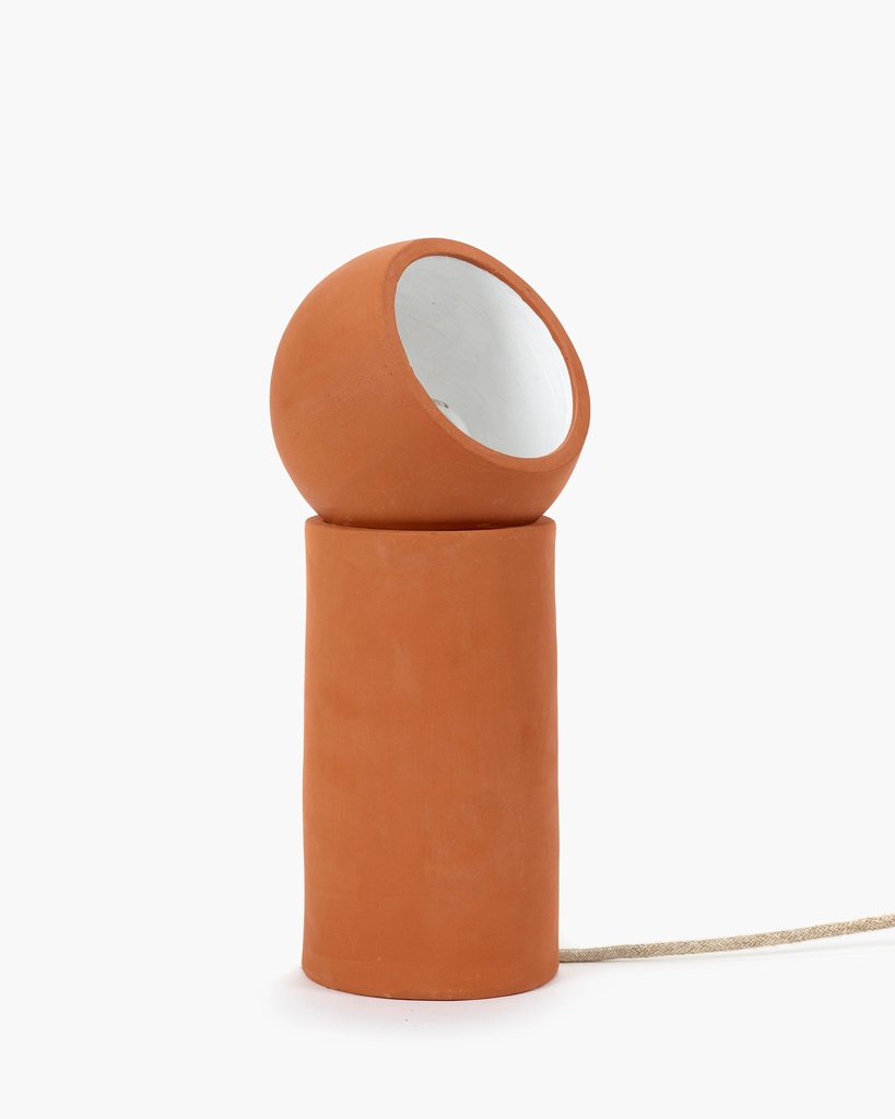 [B7218002] Lampe à poser Terra M – terracotta