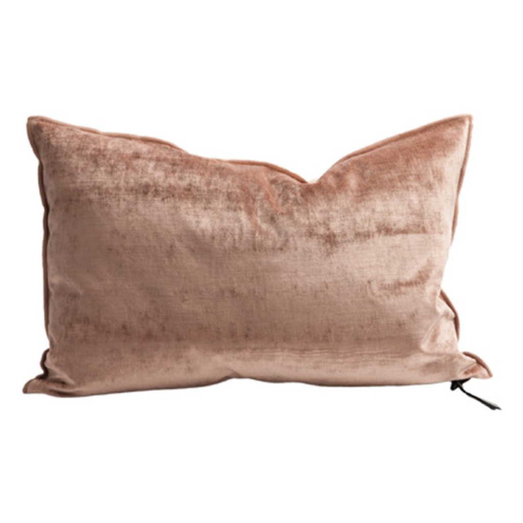 Coussin velours royal - cuivre - 30x50 cm