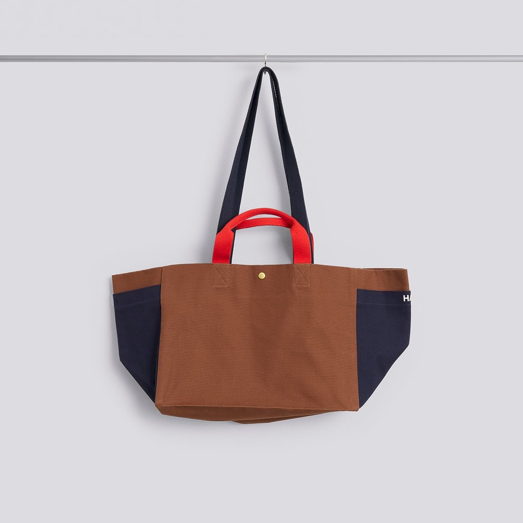[AE374-A601-AS10] Sac week-end S – brun multicolore – 26x35.5x20 cm