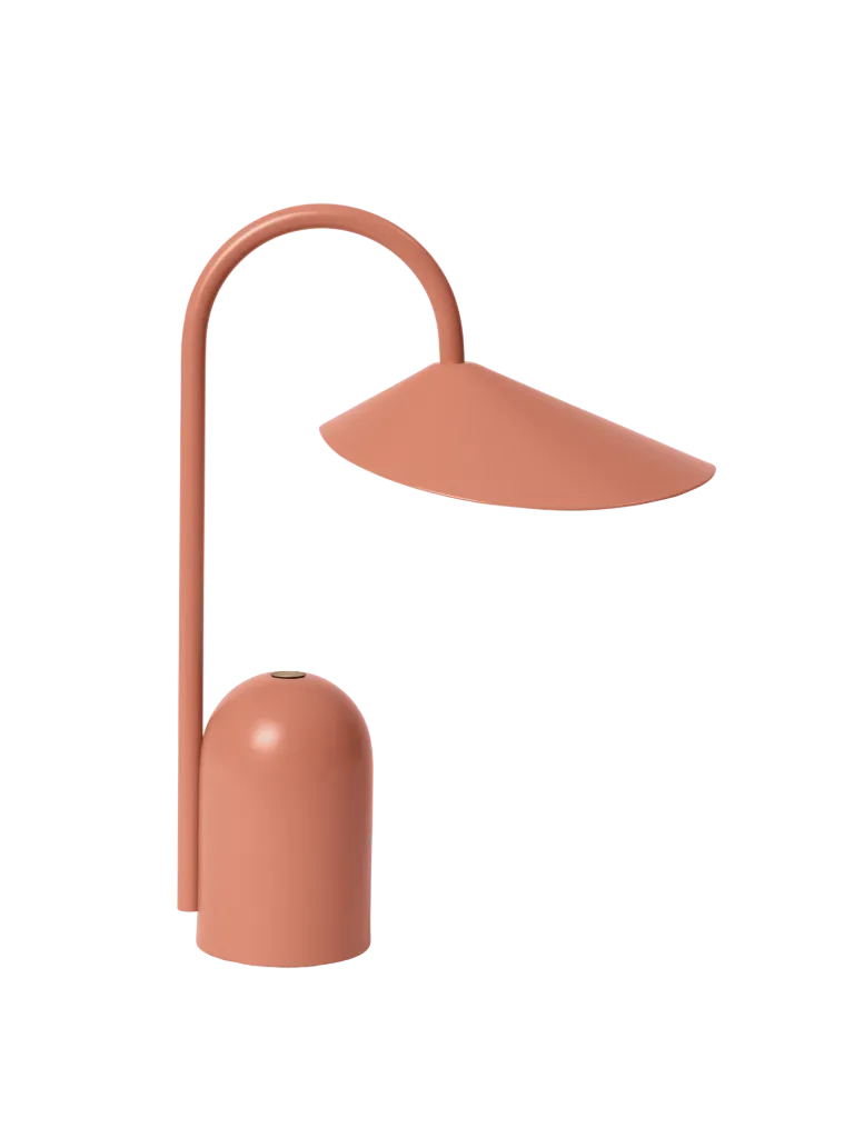 [1104270640] Lampe portable Arum – terre de Sienne – Ø7 H30