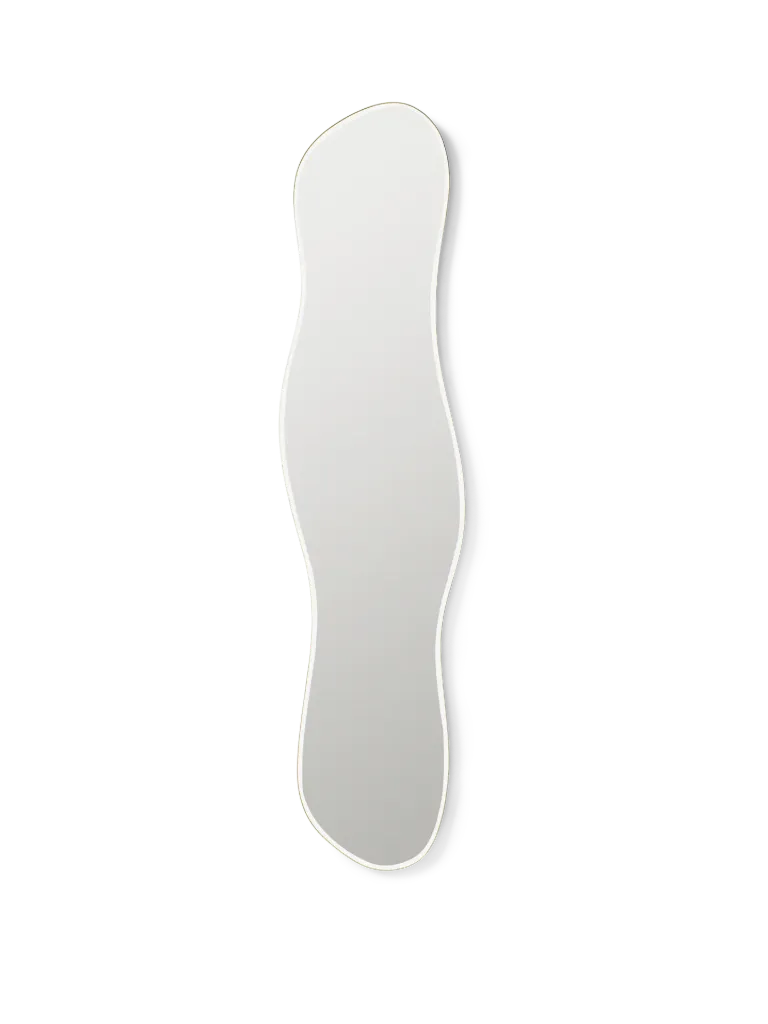 Miroir pond full size - 40x164,8x1,6 cm - laiton
