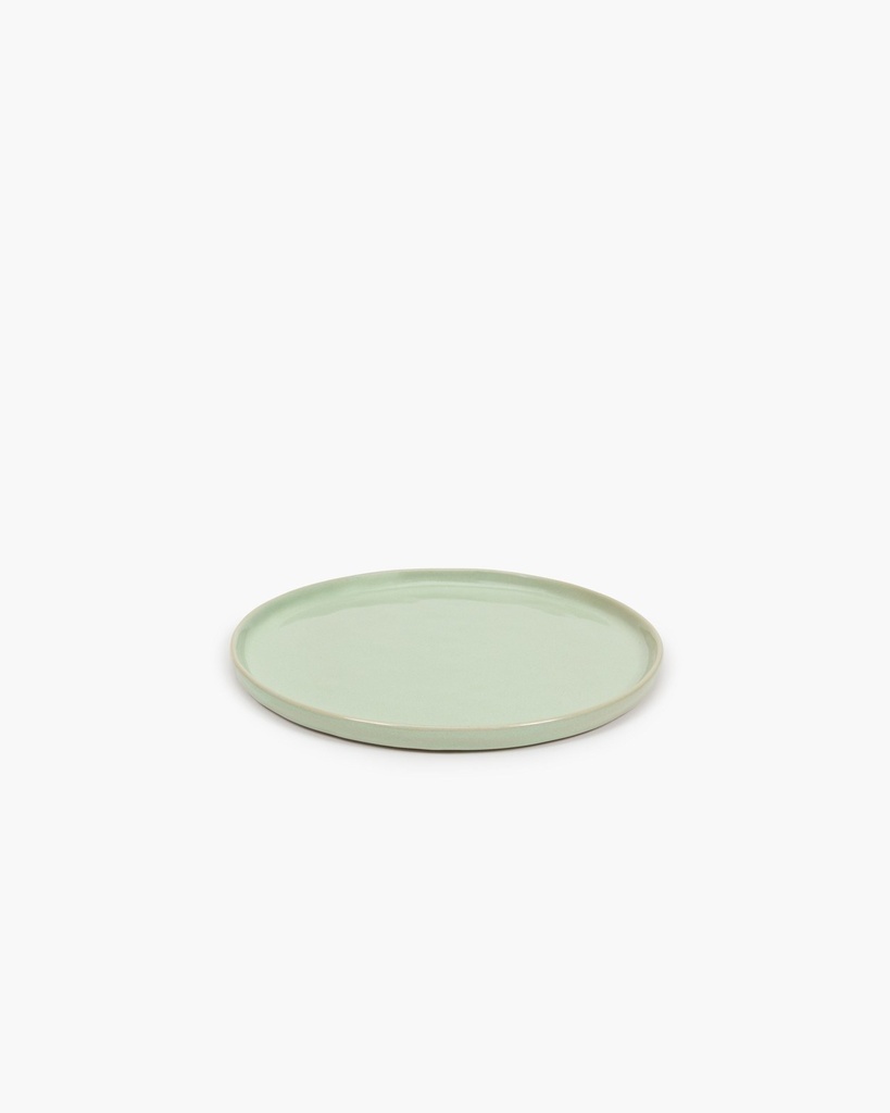Assiette s - dia : 21.7 cm - vert clair
