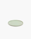 Assiette s - dia : 21.7 cm - vert clair