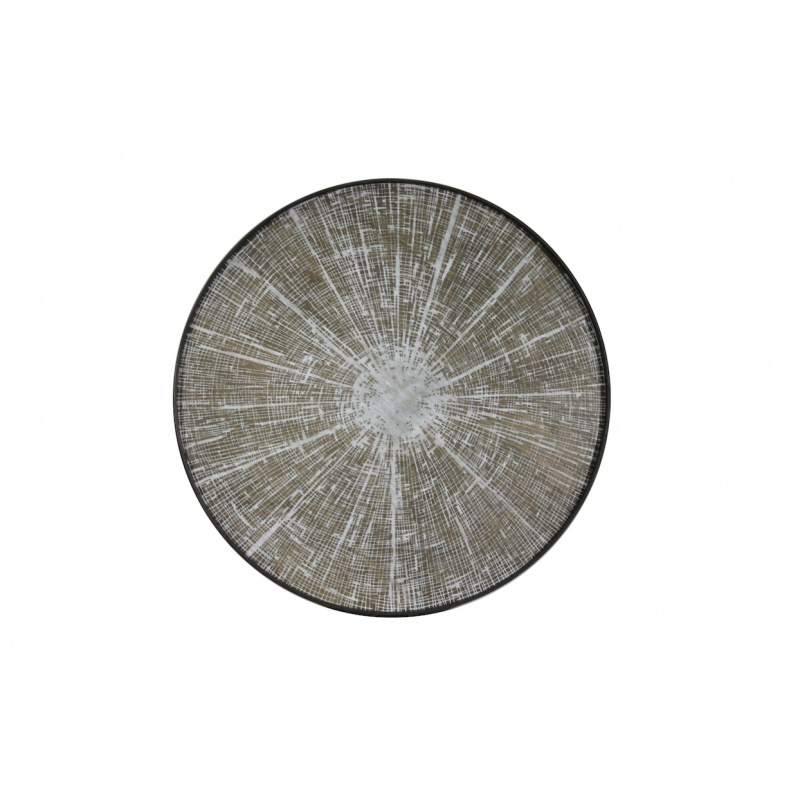 Plateau en bois slice - xl - white slice - d.92 cm
