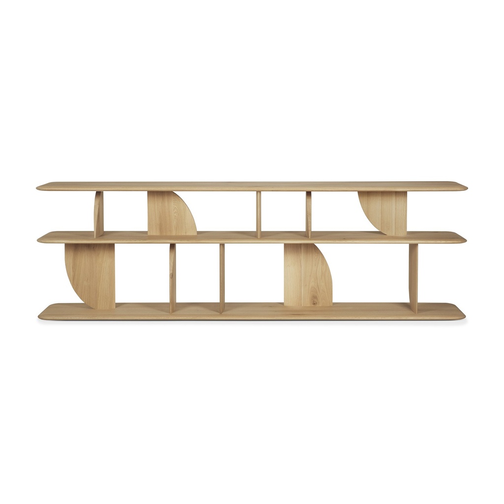 [55017] Console de canapé geometric - chêne massif huilé