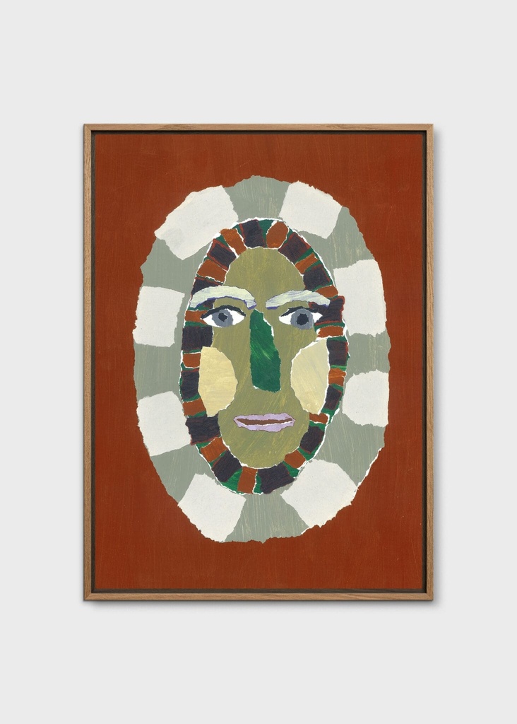 [17341-3] Park pardon - collar portrait - 30x40 cm