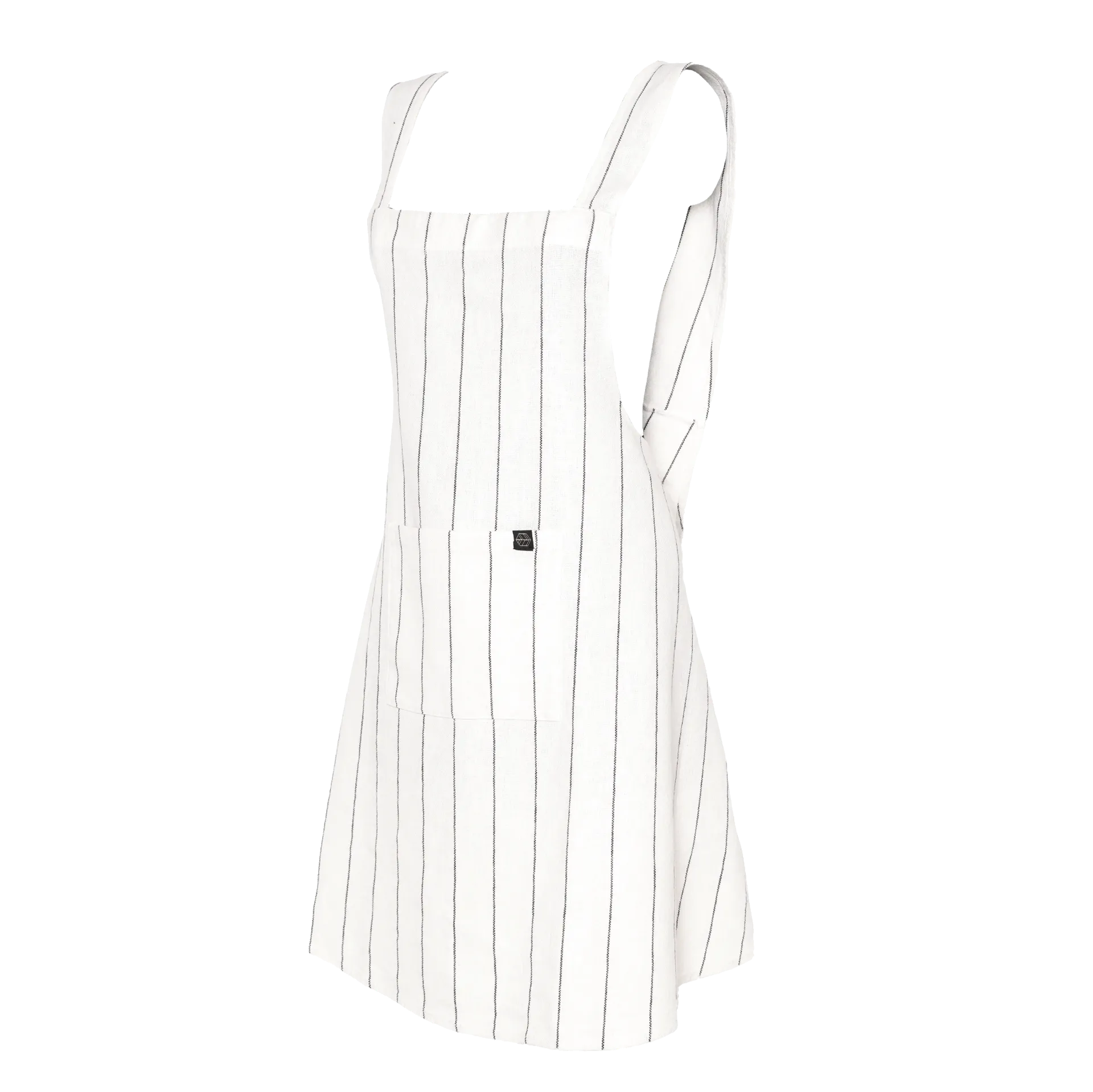 [100125_00_T] Tablier japonais - calvi - blanc