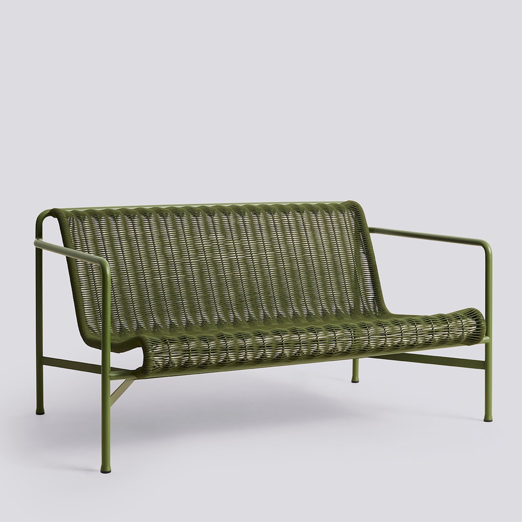 Canapé lounge Palissade Cord – olive
