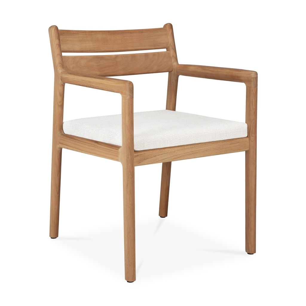 [10373] Chaise de jardin Jack – Teck naturel – 56×60×81 cm