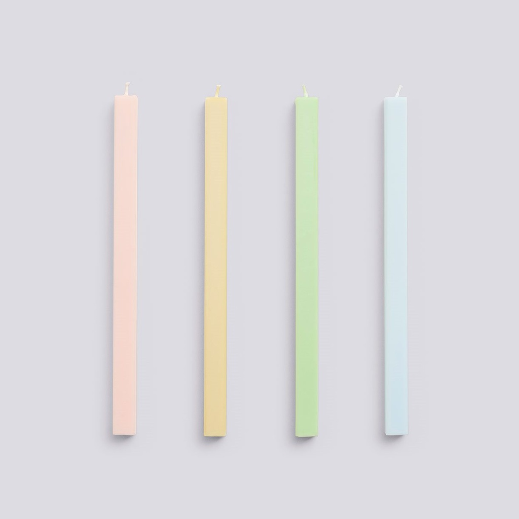 [AE729-D811] Bougie Square – Fresh – set de 4