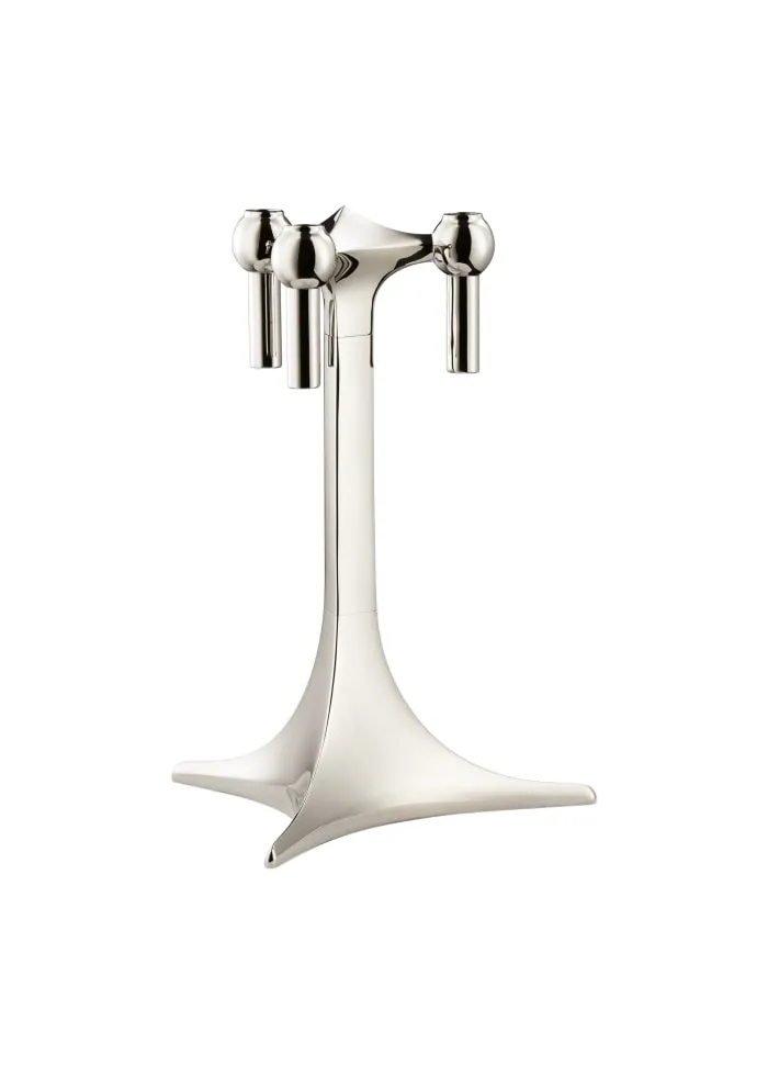 [9044] Support stoff nagel - chrome - h: 23 cm, ø: 17 cm