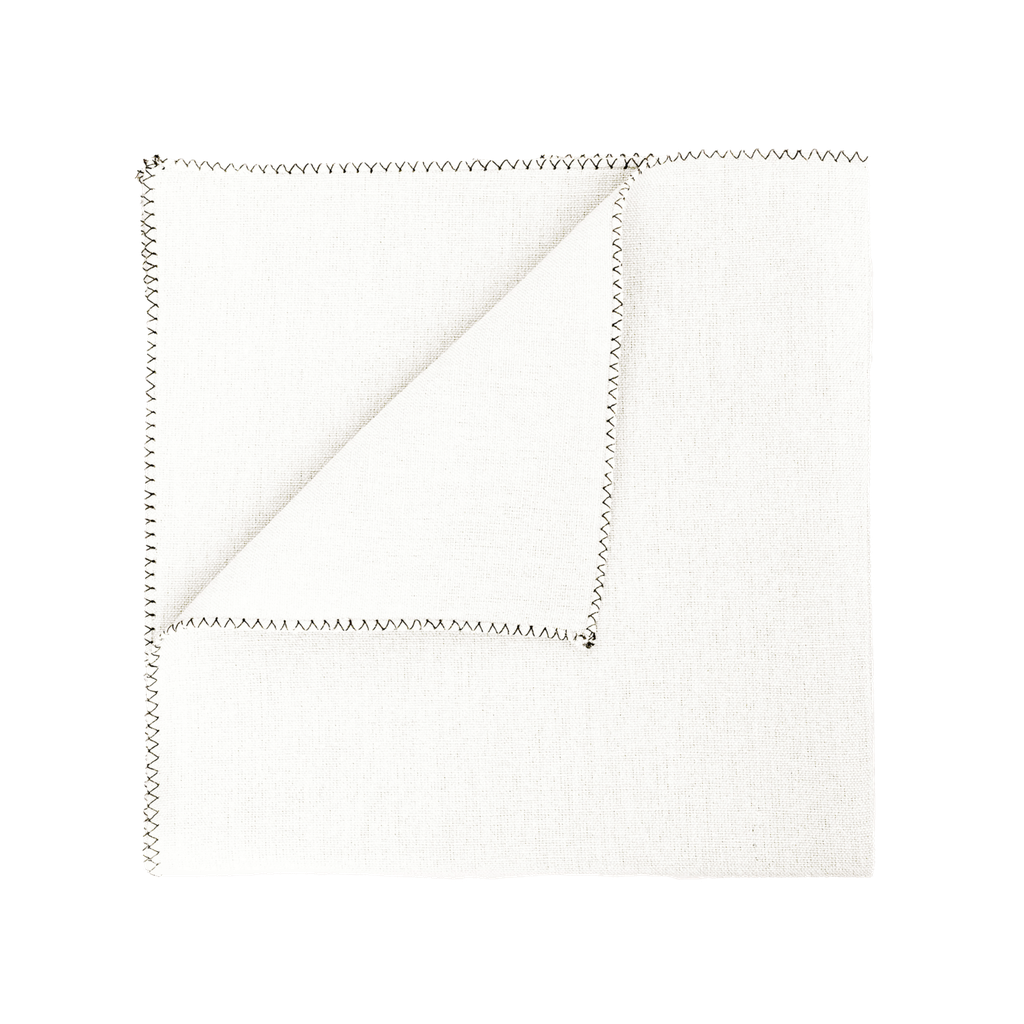 Serviette de table zilia - 40x40 - blanc