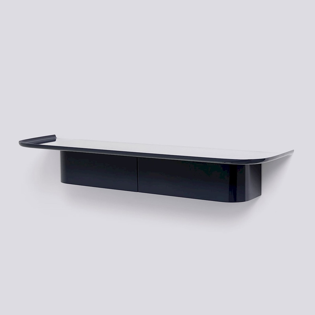 [AB682-B505-AH31] Étagère Korpus – Large – patère bleu nuit thermolaqué