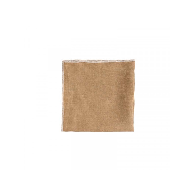[100100_09_045] Serviette de table venise - tabac - 40x40 cm