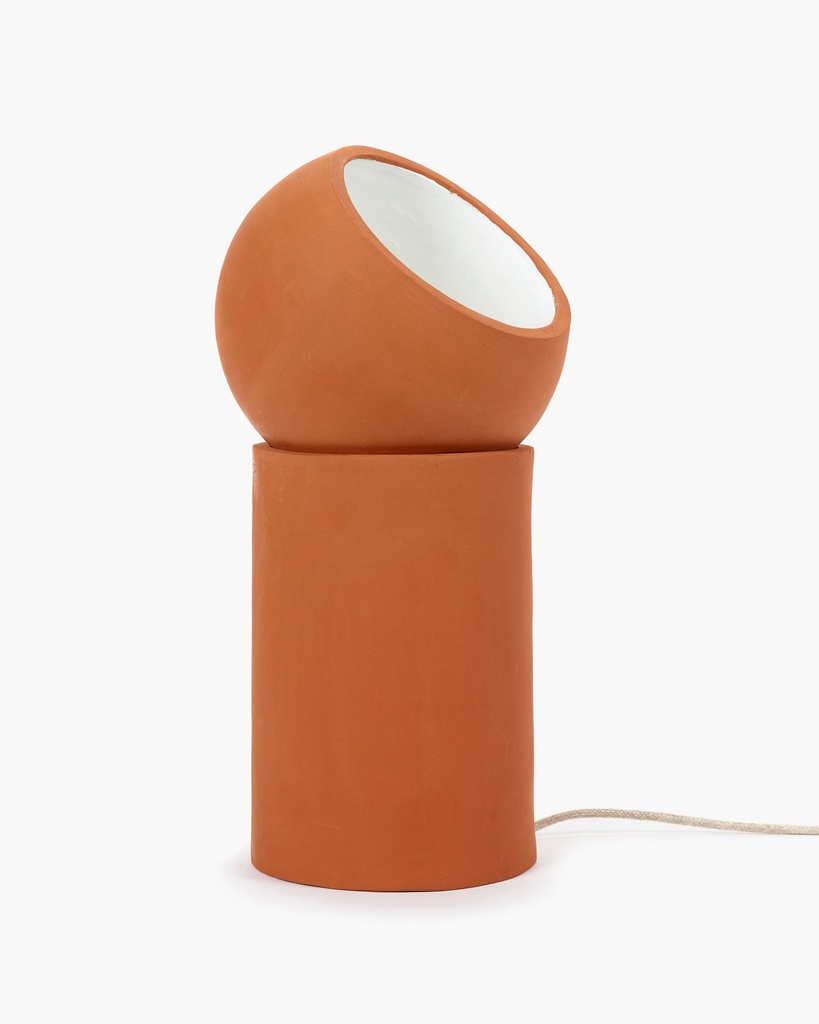 [B7218003] Lampe à poser Terra L – terracotta