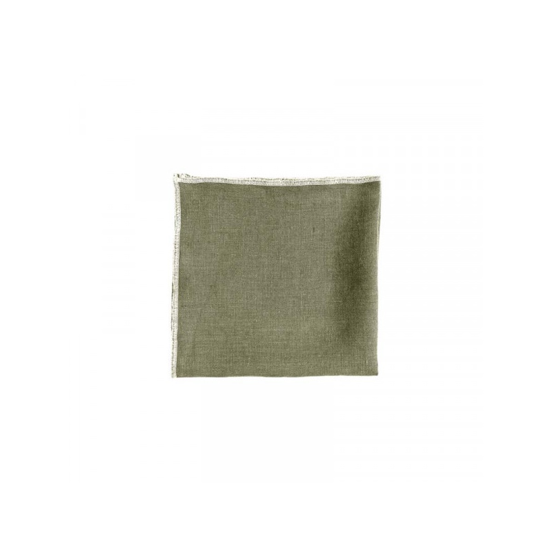 [100100_07_300] Nappe venise - kaki - 160x300 cm