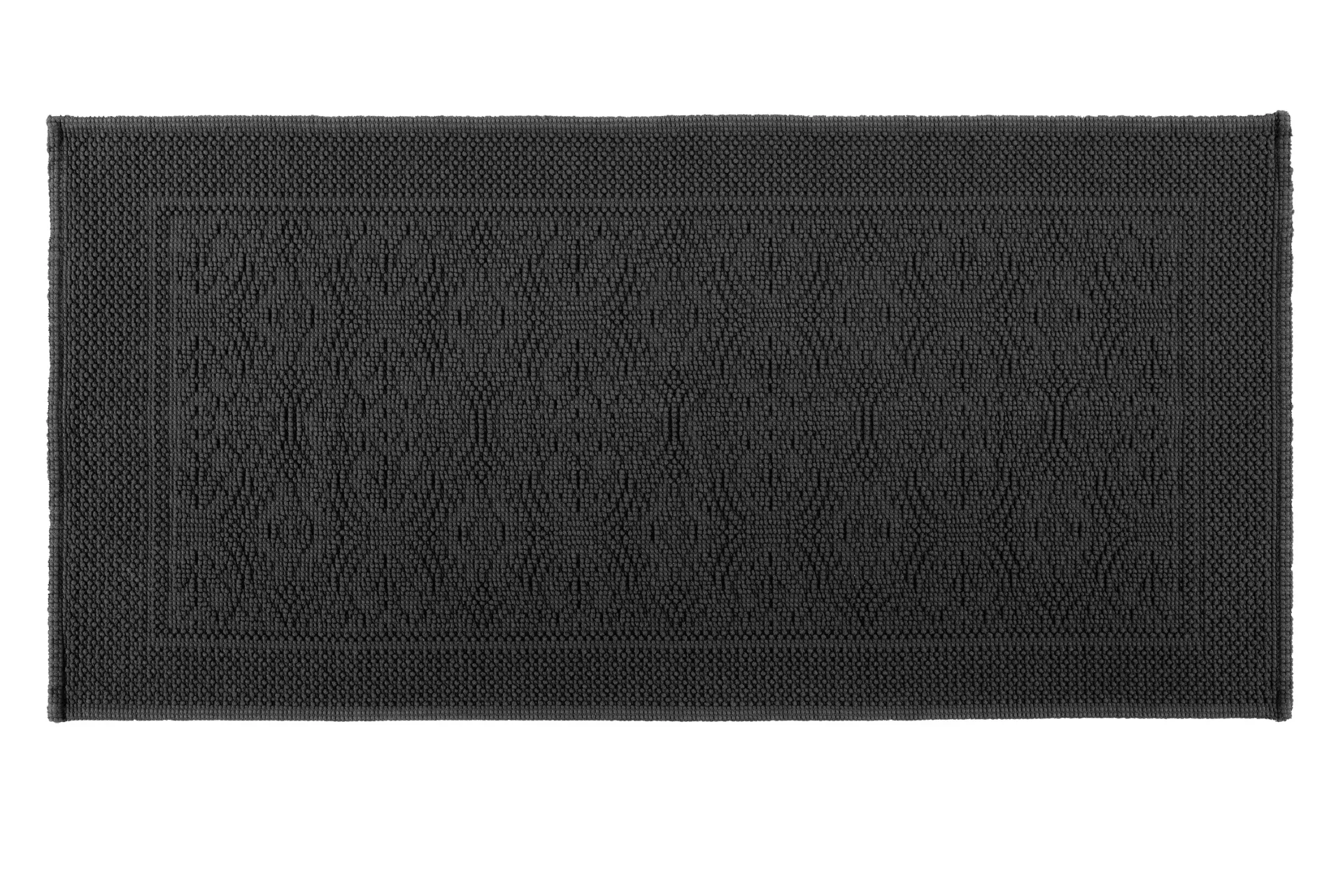 [127519_007] Tapis de bain kymi - noir - 55x110 cm