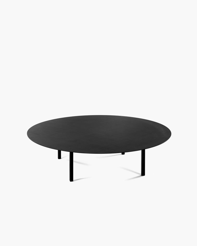 [B7218112] Table basse 03 black - 118x118x30 cm