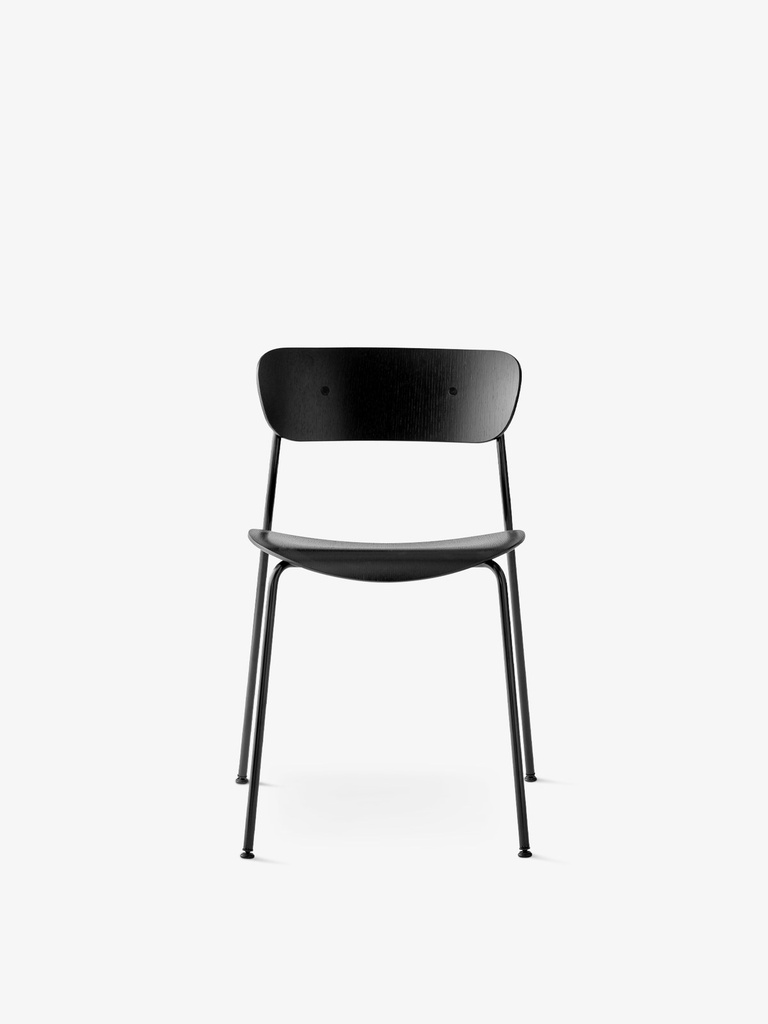 Chaise Pavilion AV1 – noyer & piètement noir
