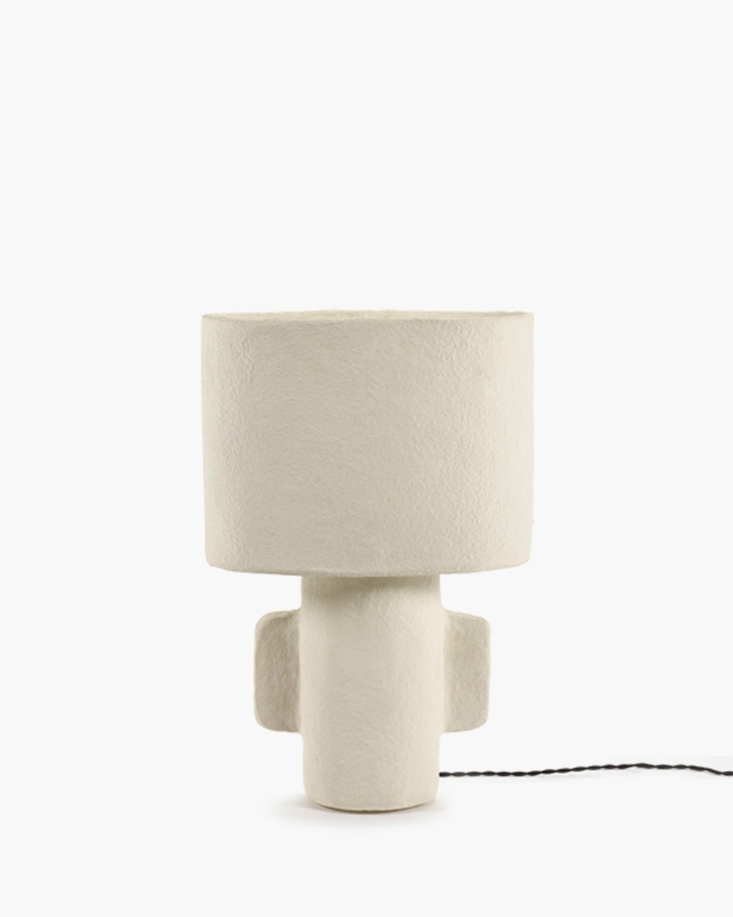 [B7220011] Lampe à poser 01 M Earth – blanc – 36x23x54 cm