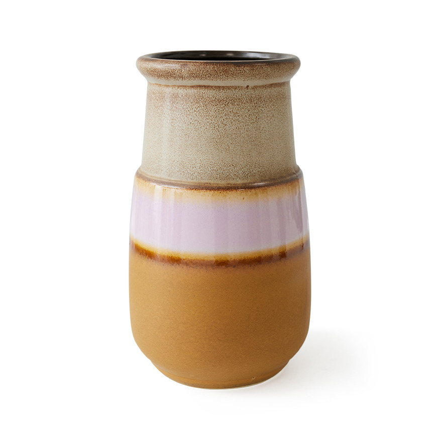 [ACE7293] Grand floor vase caramel
